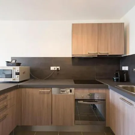 Apartament Domaine Blue Park 2 Pieces, Piscine, Jardin Prive, Climatisation, Parking Et Vue Antibes
